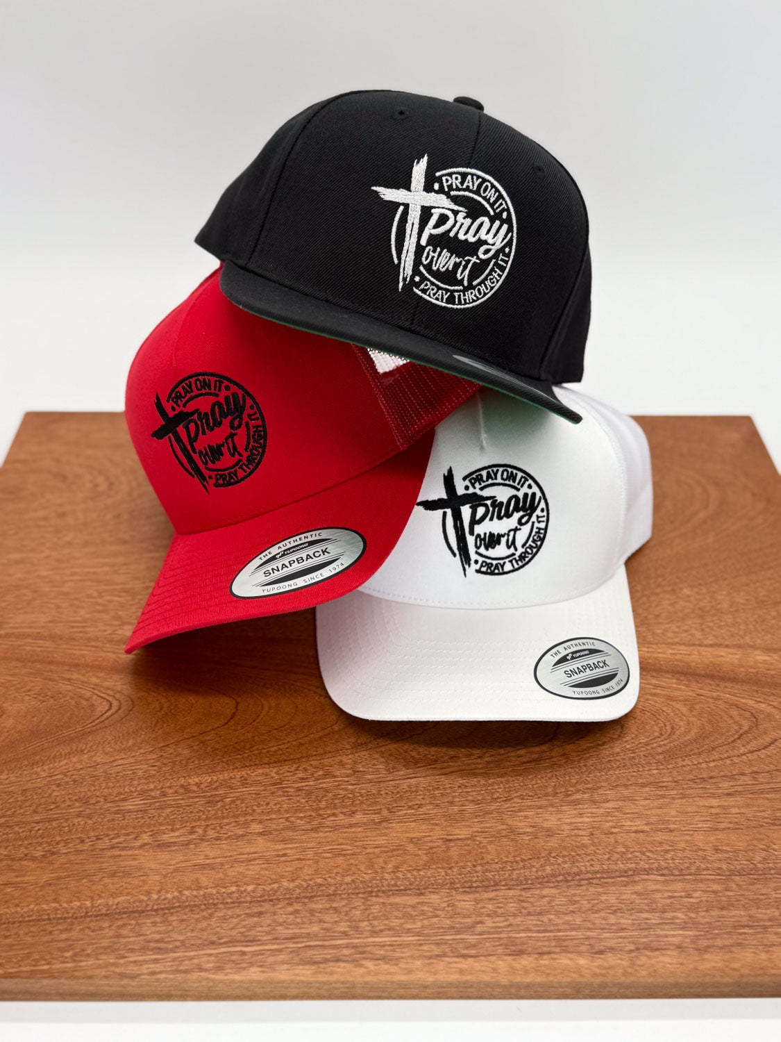 Pray Over It Embroidered Hat - GOdCREATEd