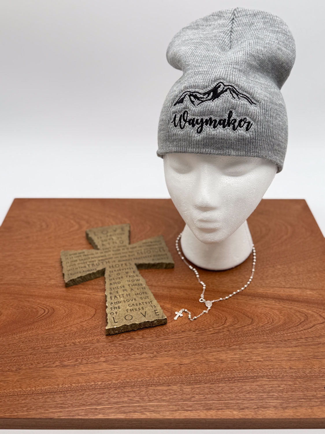 Waymaker Embroidered Beanie - GOdCREATEd