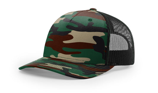 Richardson 112P Printed Trucker Hat Snapback Cap