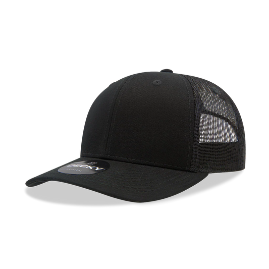 Decky 6021 - Classic Trucker Hat, 6 Panel Mid Profile Trucker Cap (175 Reviews)