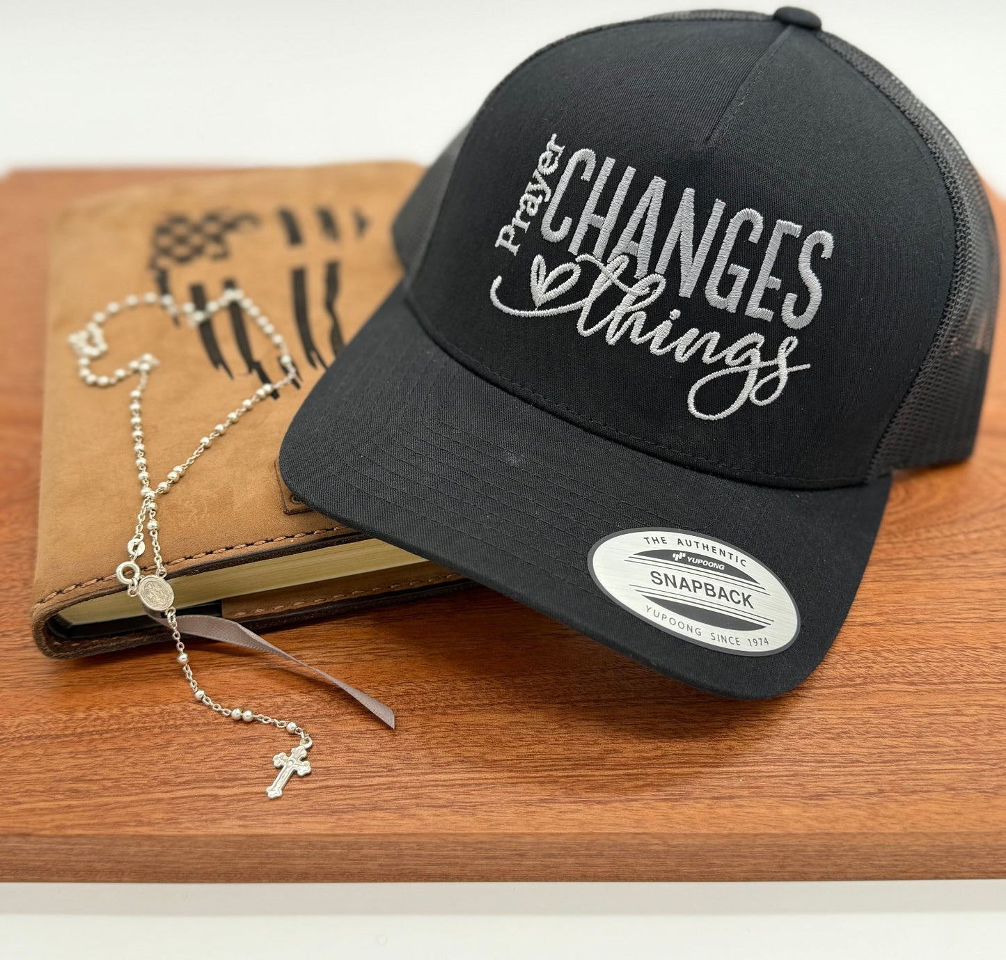 Prayer Changes Things Embroidered Hat - GOdCREATEd