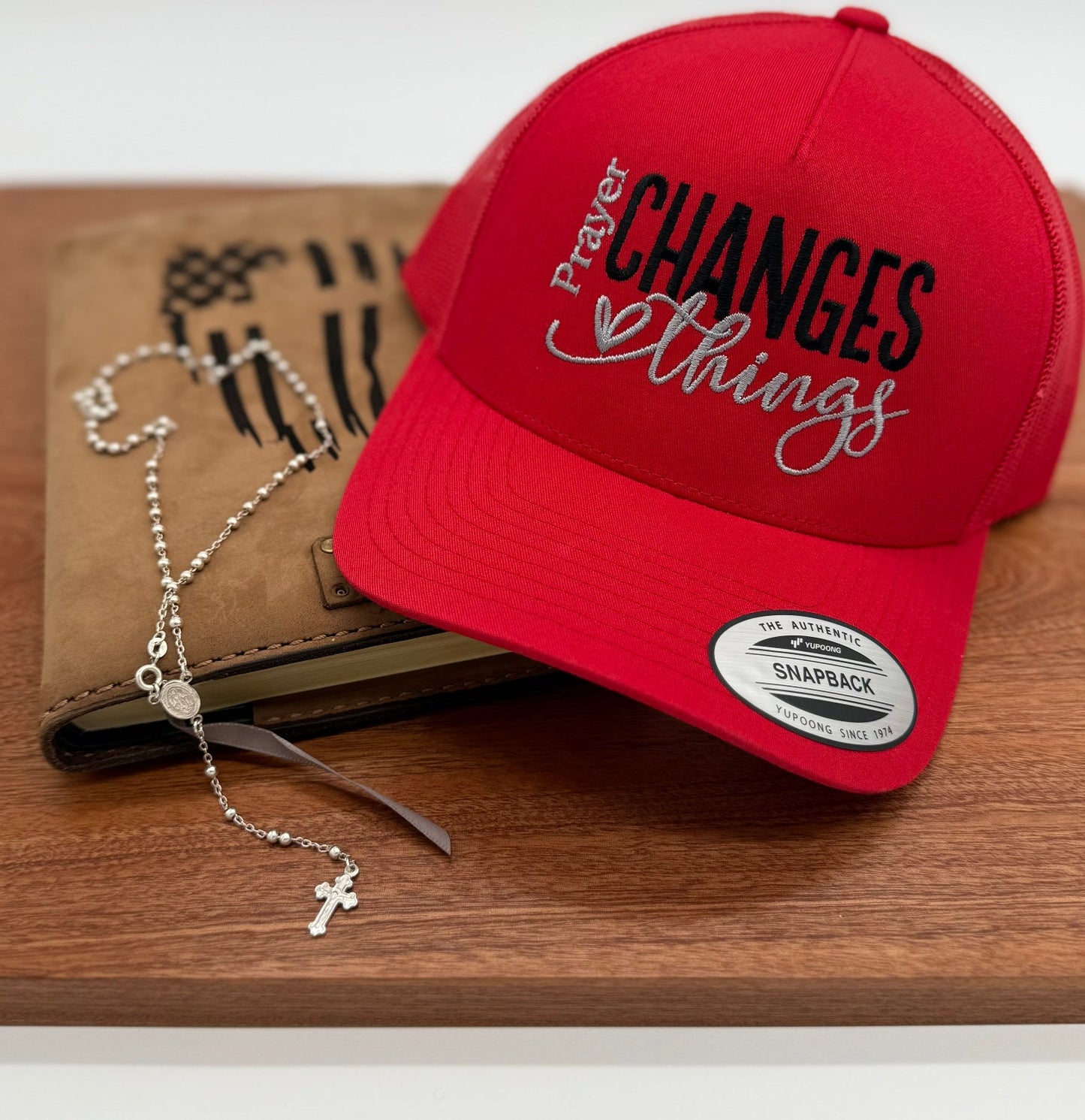 Prayer Changes Things Embroidered Hat - GOdCREATEd