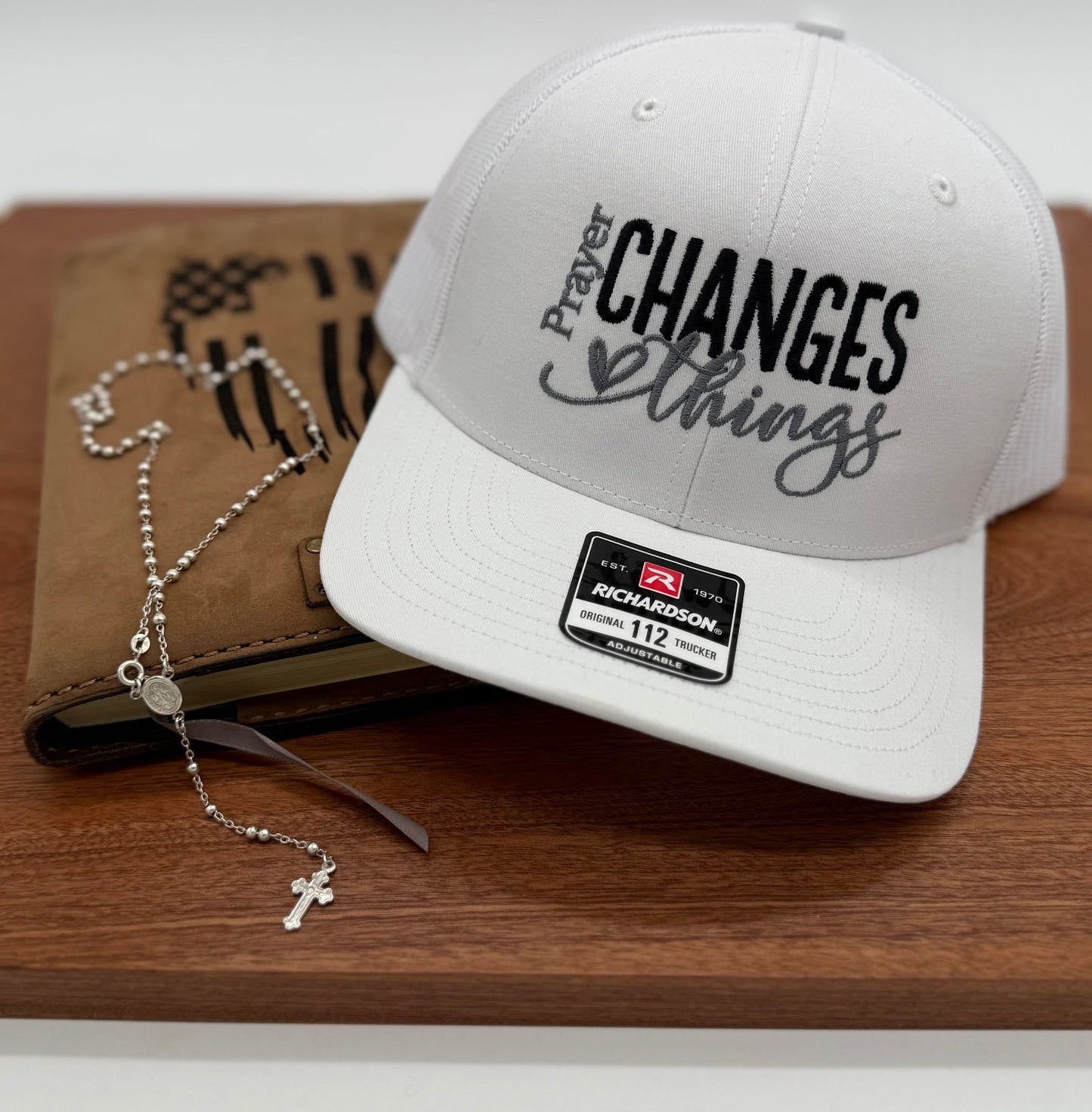 Prayer Changes Things Embroidered Hat - GOdCREATEd