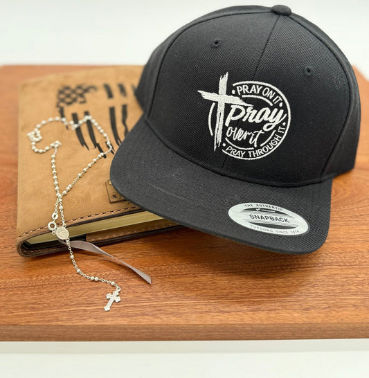 Pray Over It  Embroidered Hat - GOdCREATEd