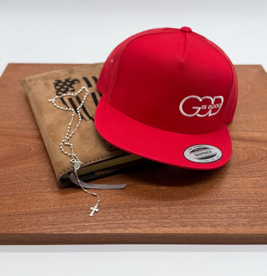 "God is Good" Embroidered Hat - GOdCREATEd
