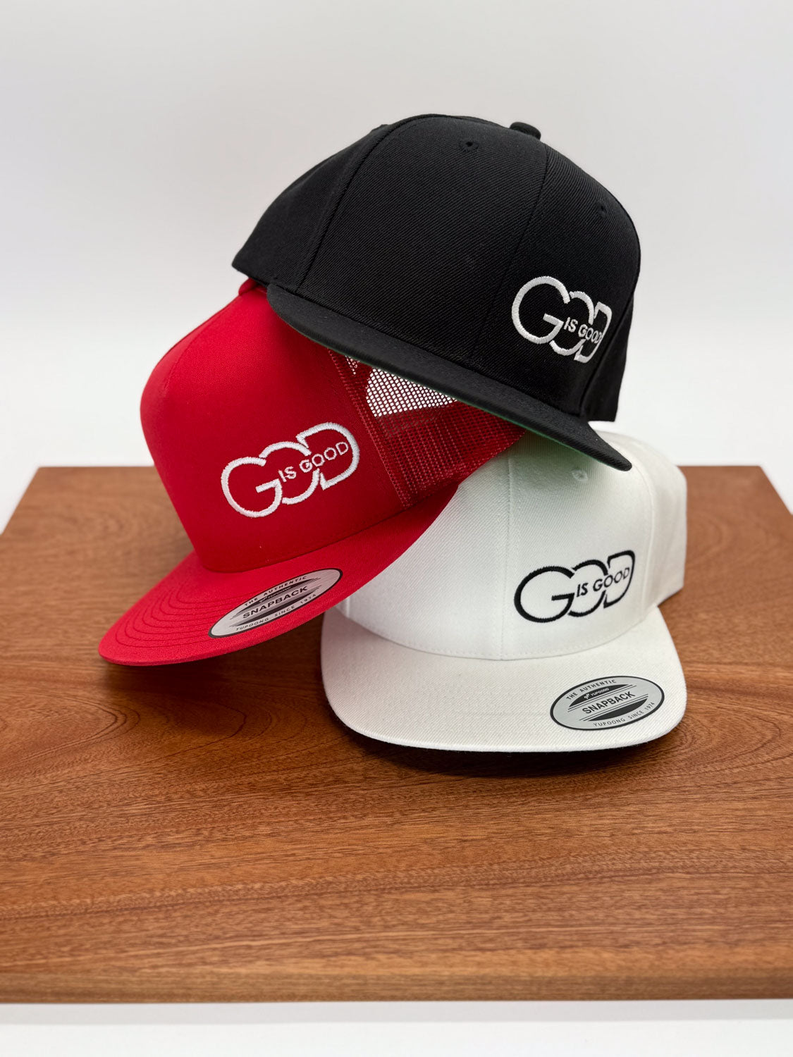 "God is Good" Embroidered Hat - GOdCREATEd