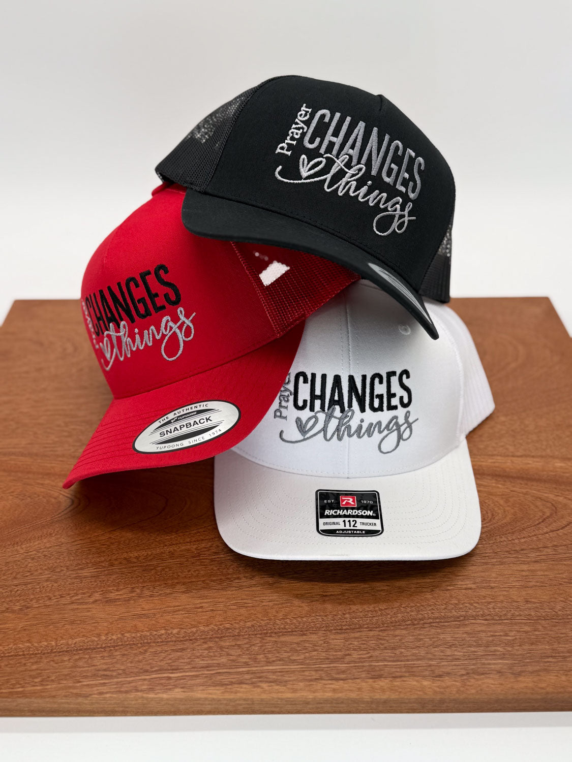 Prayer Changes Things Embroidered Hat - GOdCREATEd