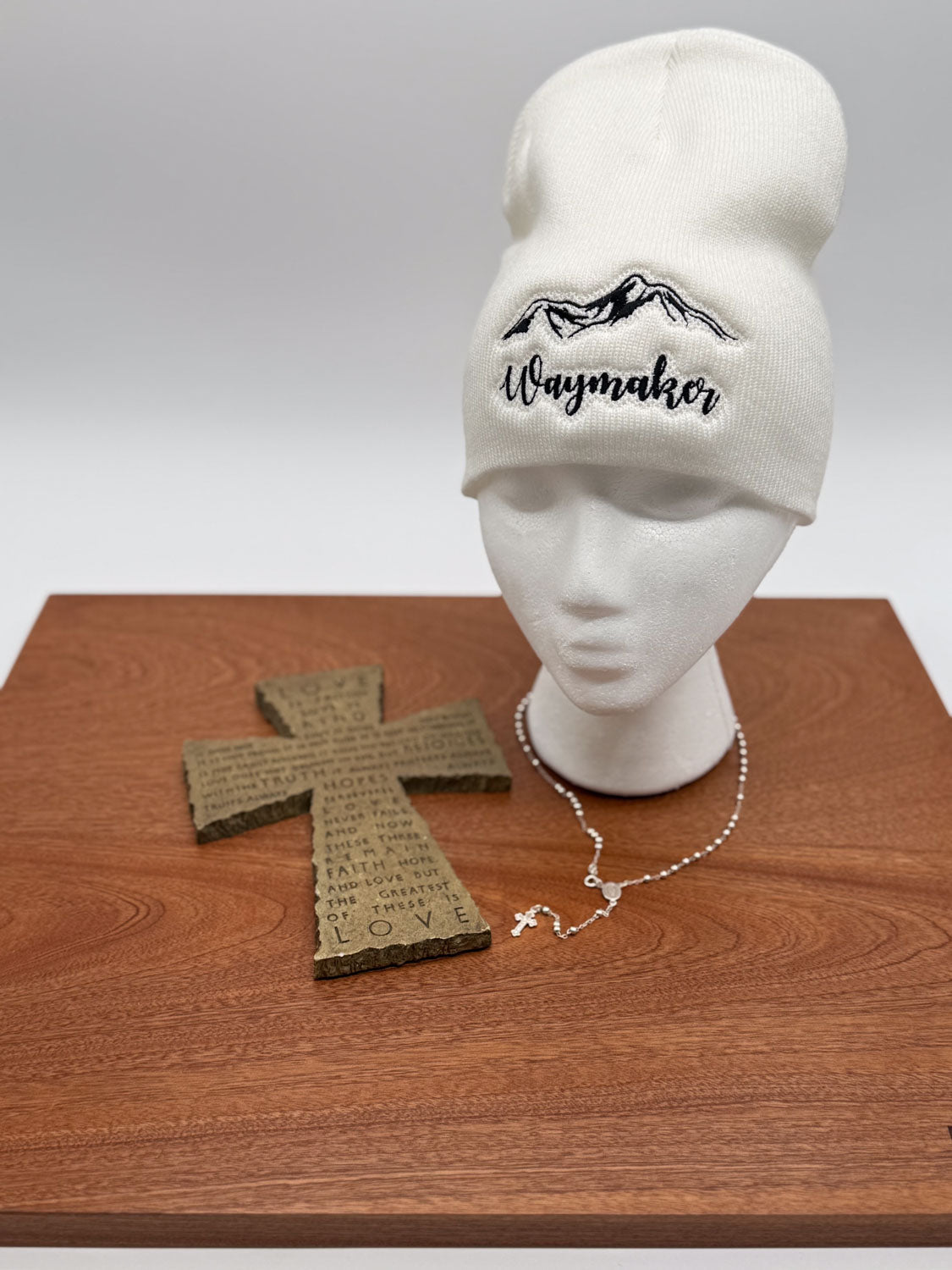 Waymaker Embroidered Beanie - GOdCREATEd