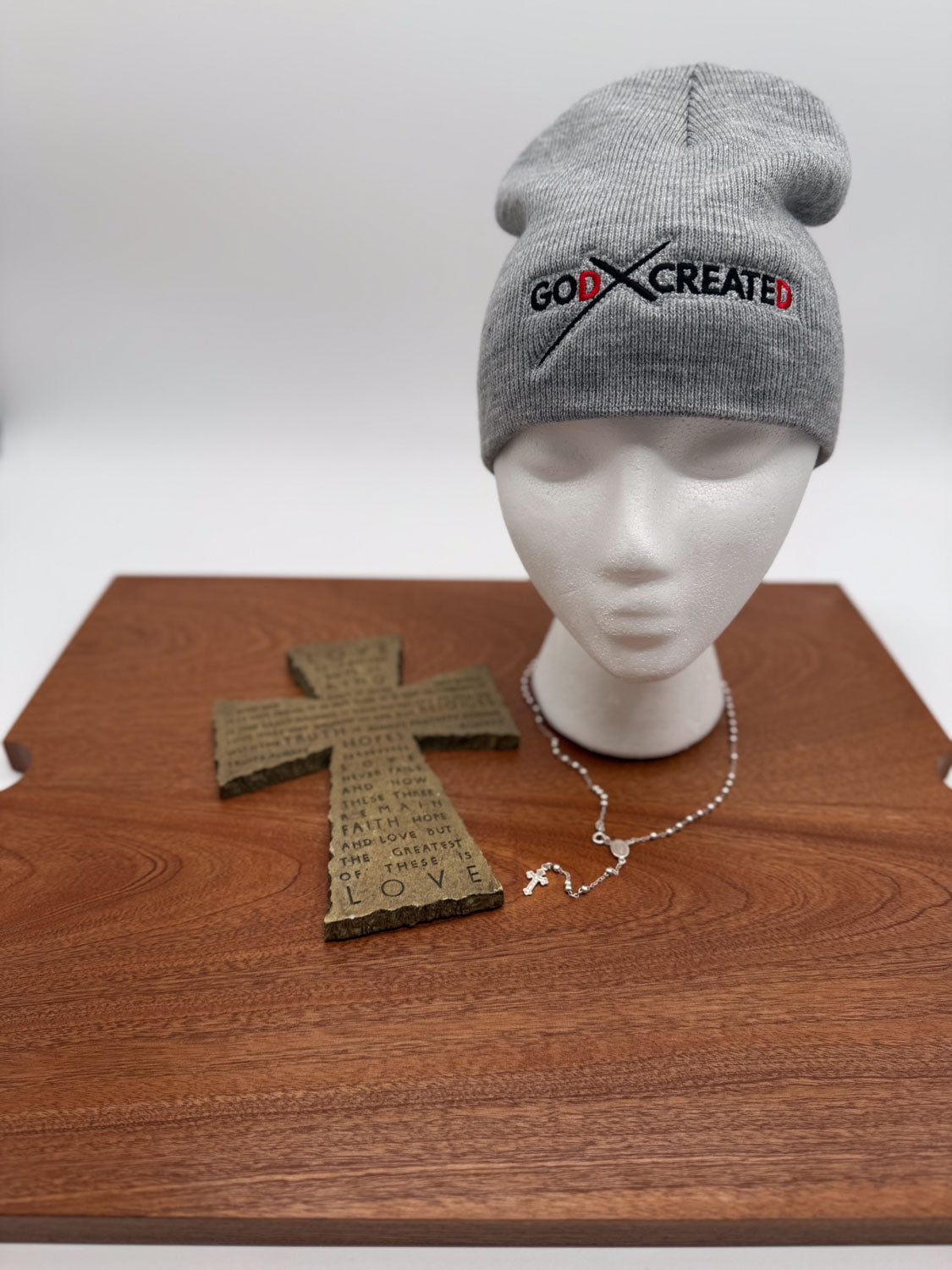 GOd CREATEd Embroidered Logo Beanie - GOdCREATEd