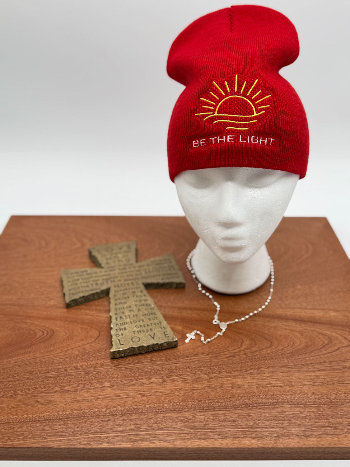 Be the Light Embroidered Beanie - GOdCREATEd