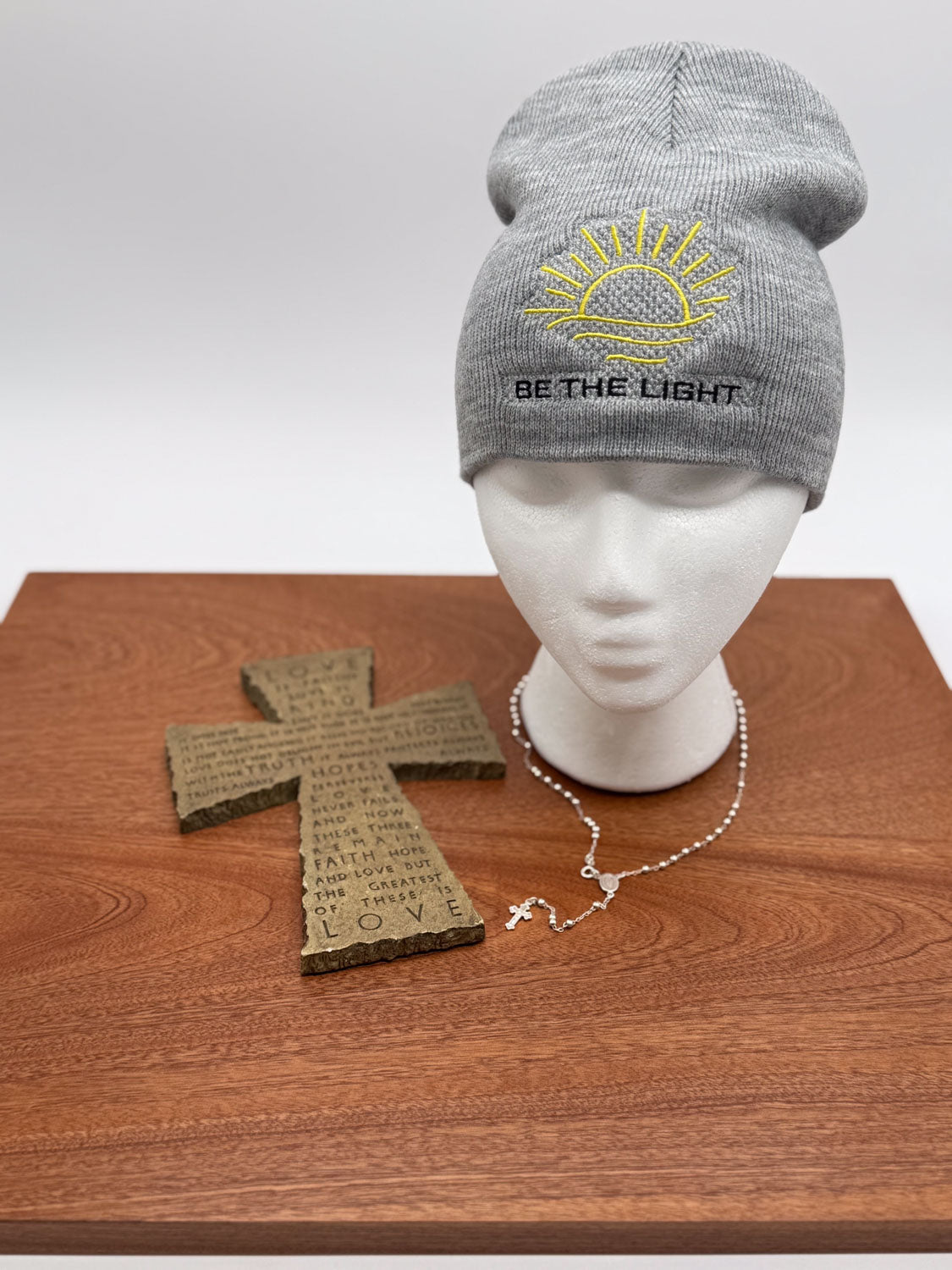 Be the Light Embroidered Beanie - GOdCREATEd