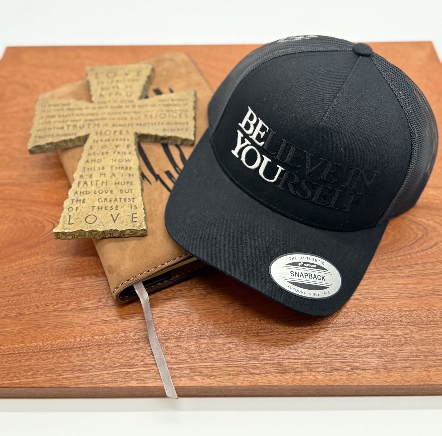 BElieve in YOUrself Embroidered Hat - GOdCREATEd