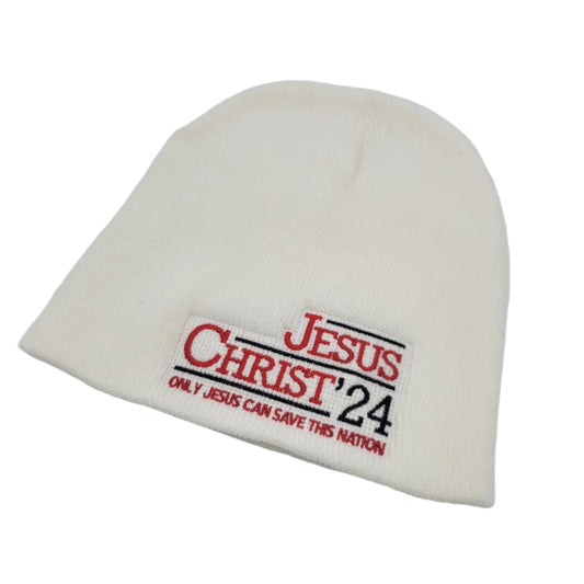 Jesus Christ 24 Embroidered Beanie