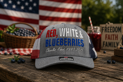 Red, White & Blueberries Hat