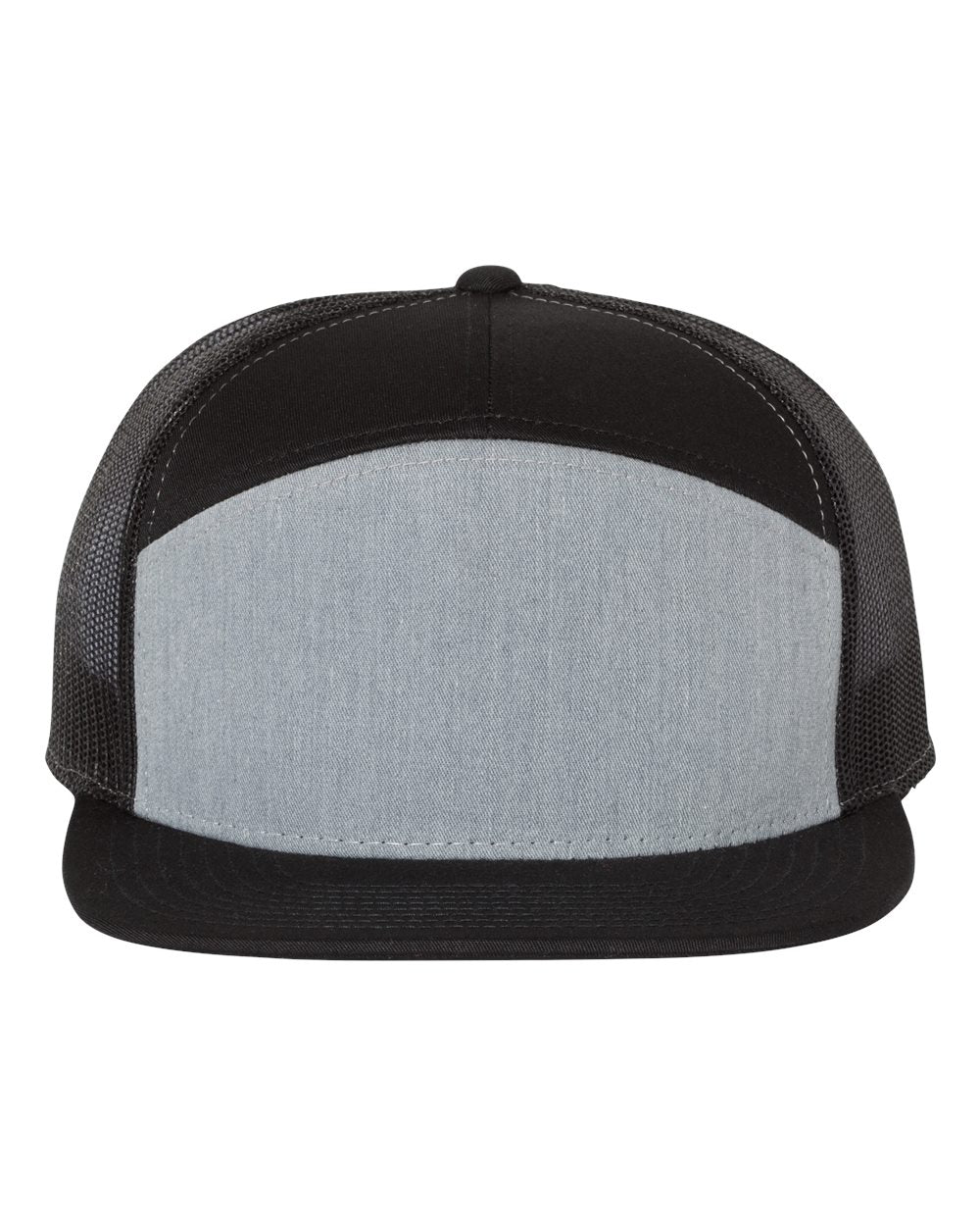 Richardson 168 7-Panel Trucker Hat, Flat Bill Snapback
