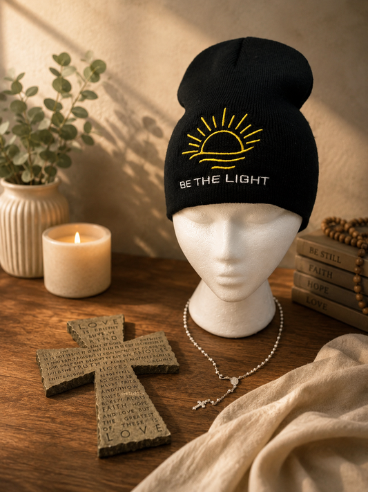 Be the Light Embroidered Beanie