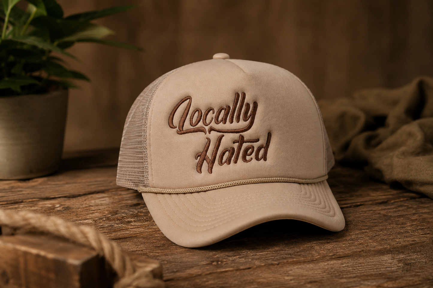 "LOCALLY HATED" Hat