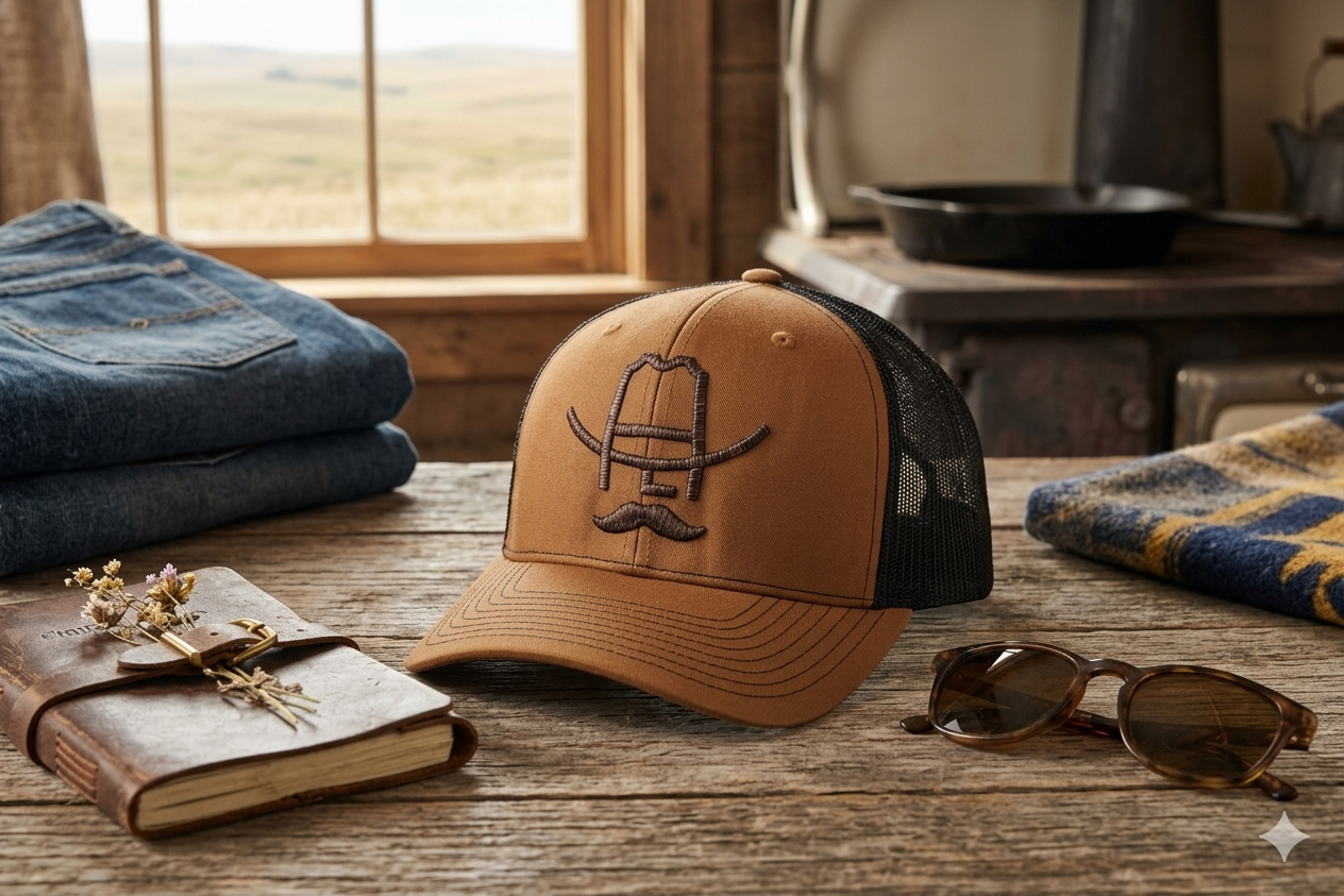 Cowboy Mustache Hat